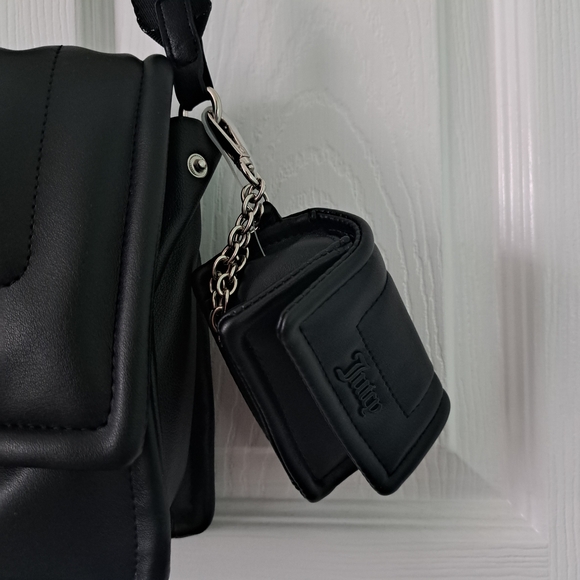 Juicy Couture Shoulder Bag With Mini Bag Charm - Picture 4 of 6